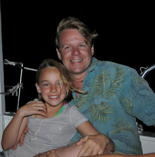 realjoy Bill and Abbi on the way to the bay at night