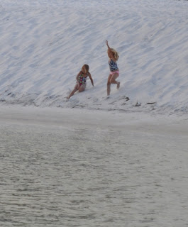 Rolling down the sand hill